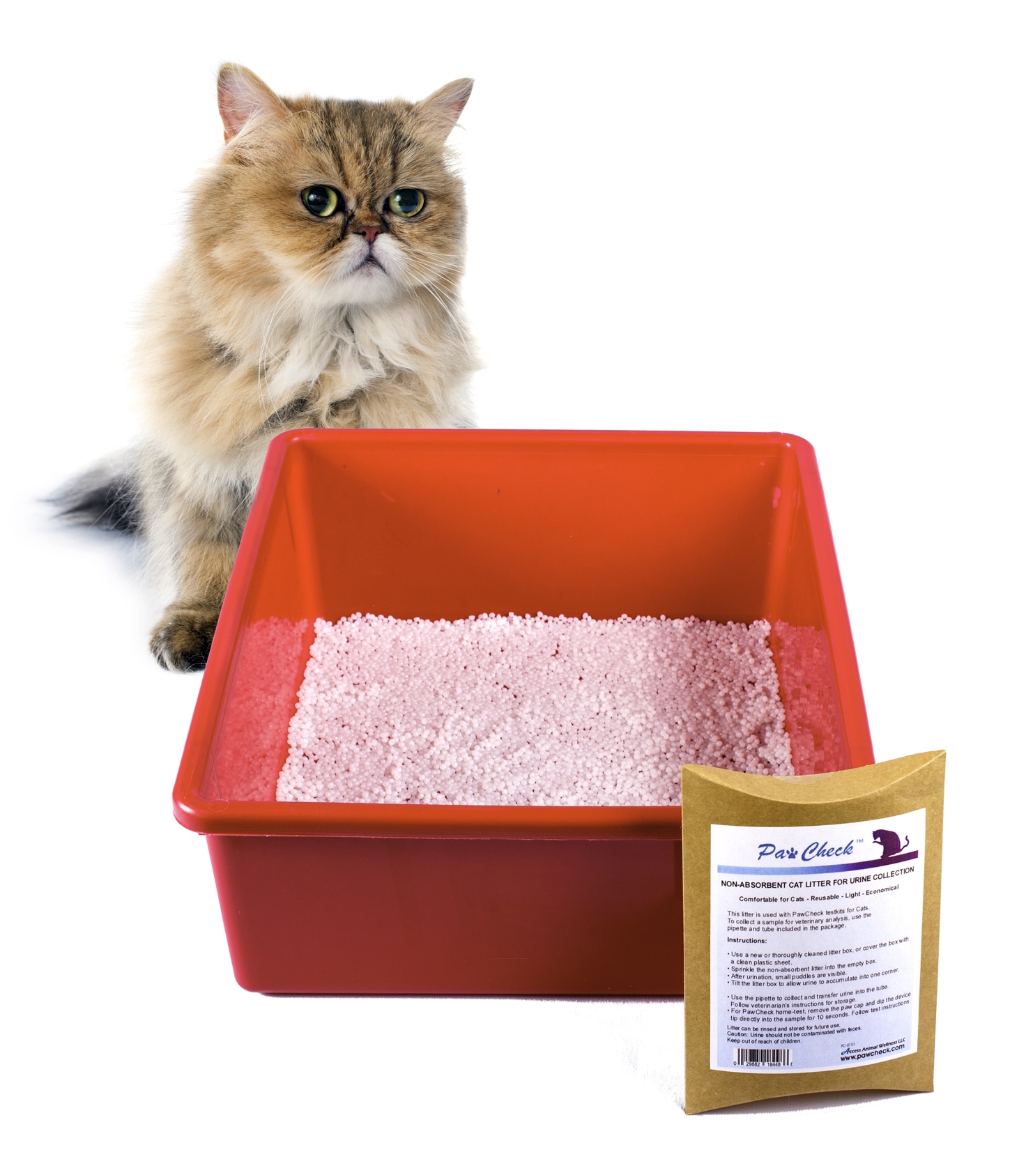 PawCheck® UTI Test Kit for Cats including Non-absorbent and